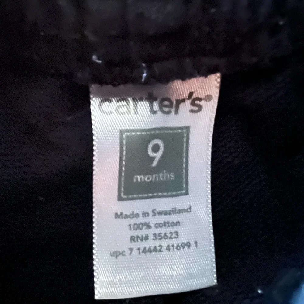 Carter cotton sweat pants 3 in set boys navy, black & gray